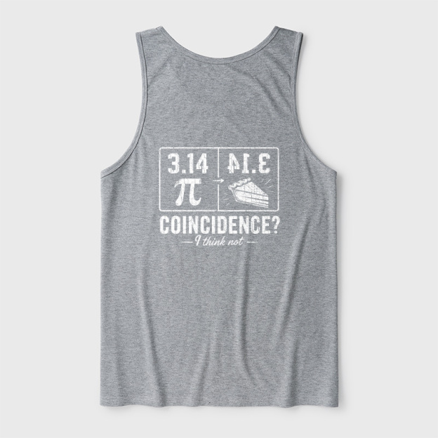 Pi Pie Math Professor Ultra Soft Heather Tank