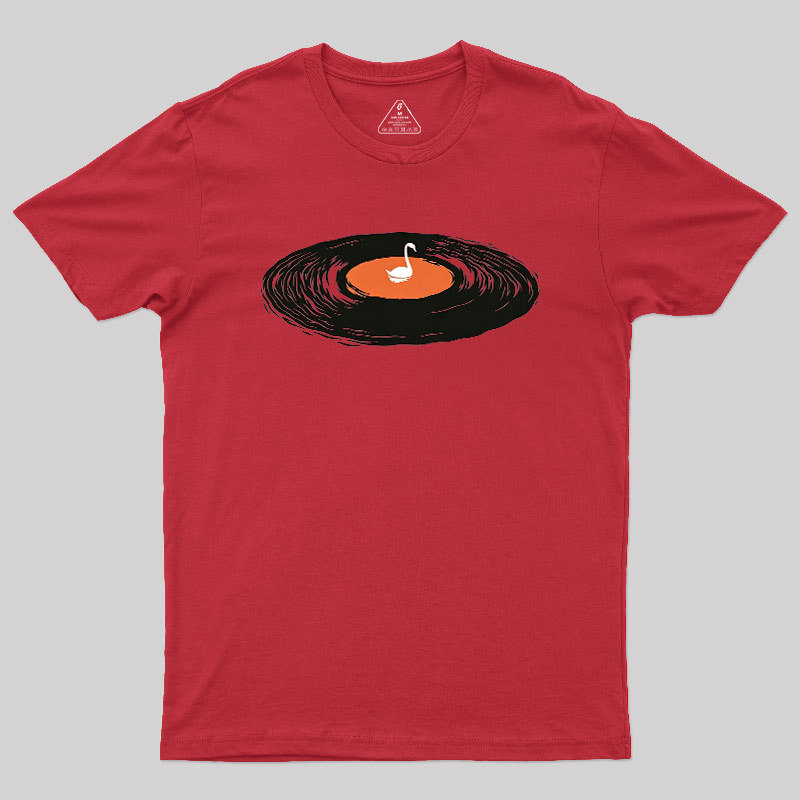 Swan Lake Vinyl Record Visual Geek T-Shirt