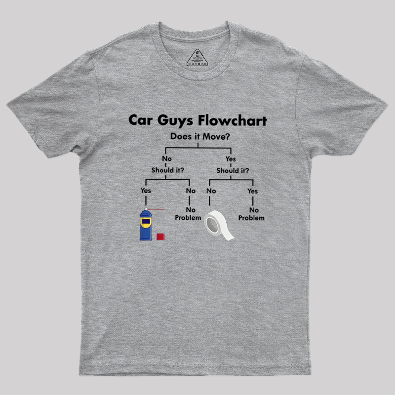 Car Guys Fix Flow Geek T-Shirt