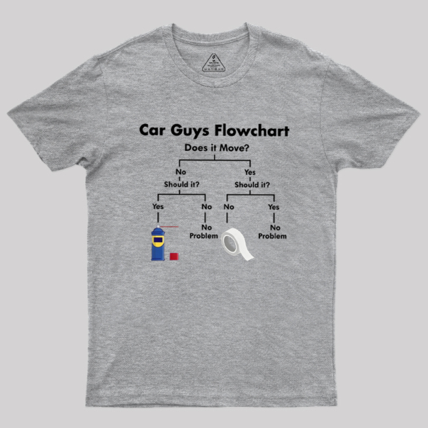 Car Guys Fix Flow Geek T-Shirt