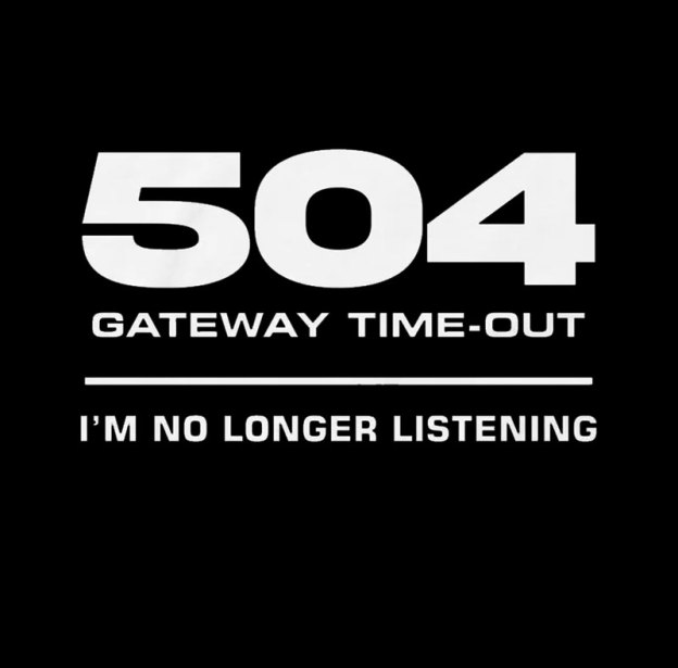 504 Gateway Timeout Geek T-Shirt