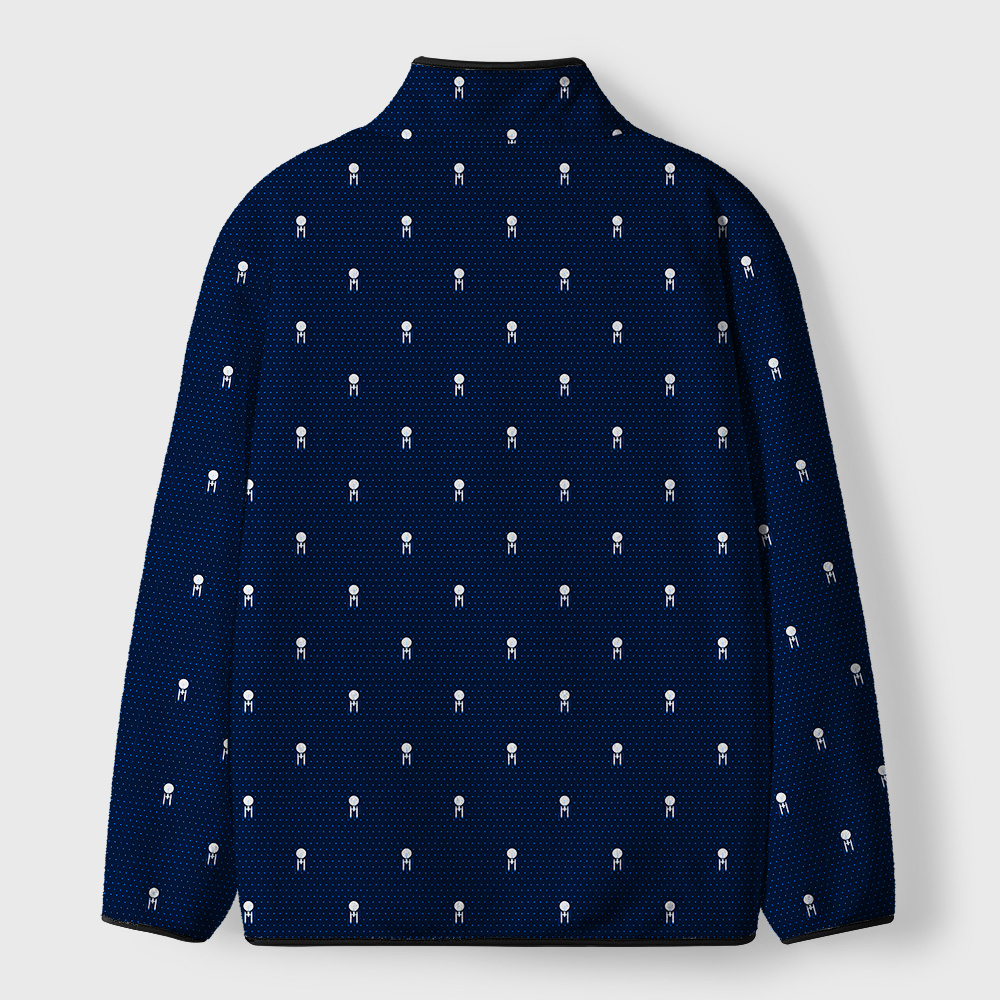 USS Enterpris Icon Geek Polar Fleece Full-Zip Jacket