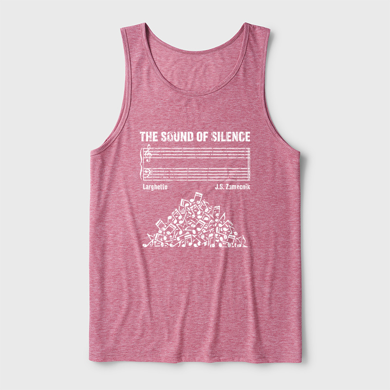 The Sound Of Silence Music Sheets Ultra Soft Heather Tank
