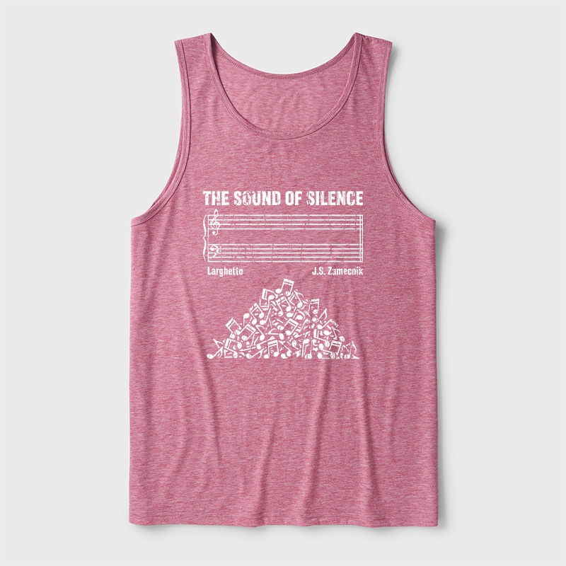 The Sound Of Silence Music Sheets Ultra Soft Heather Tank