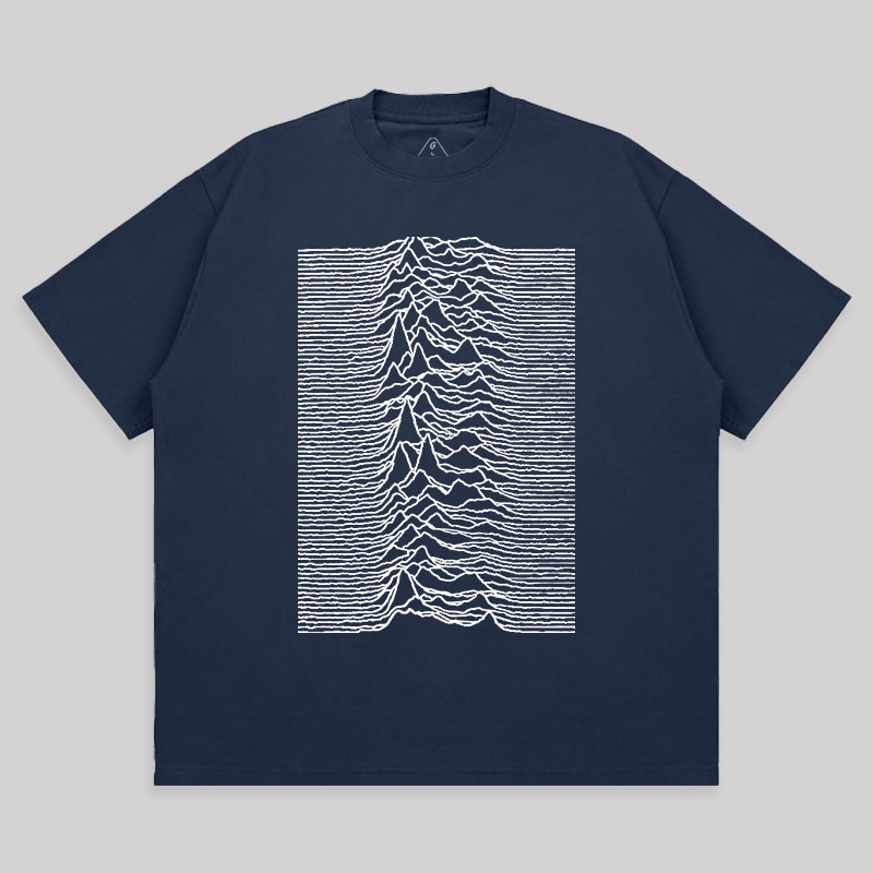 Unknown Pleasures Unisex Oversized T-shirt