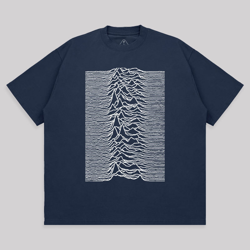 Unknown Pleasures Unisex Oversized T-shirt