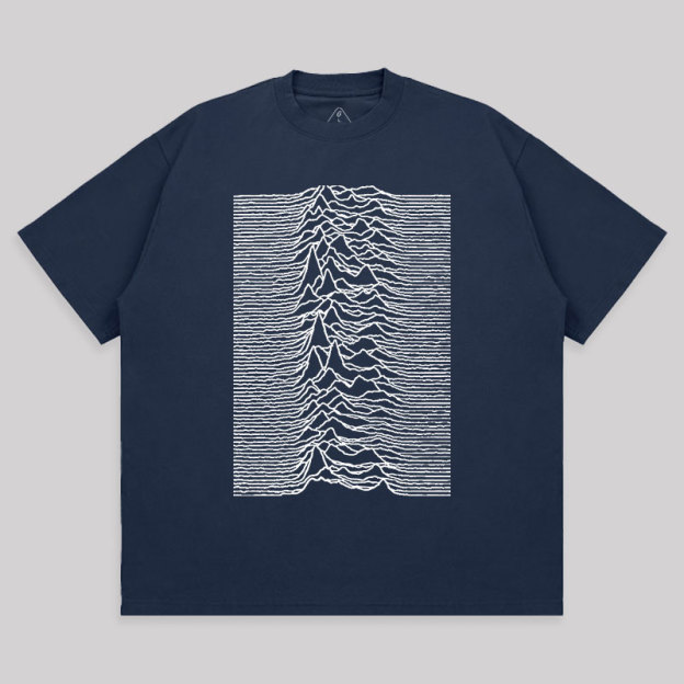 Unknown Pleasures Unisex Oversized T-shirt