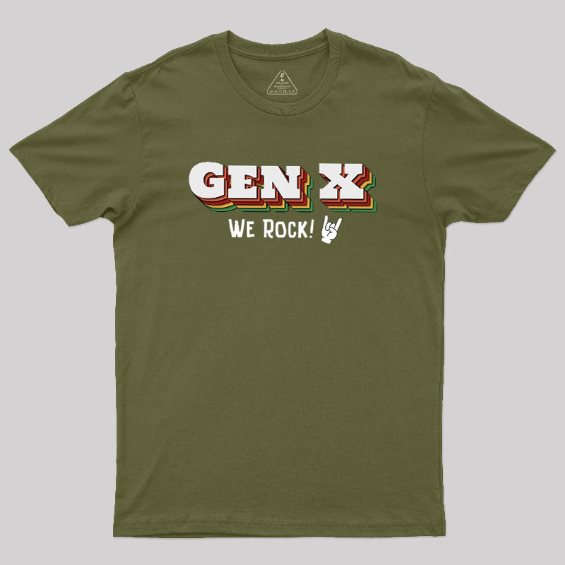 Genx We Rock Geek T-Shirt
