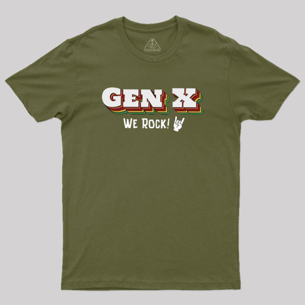 Genx We Rock Geek T-Shirt