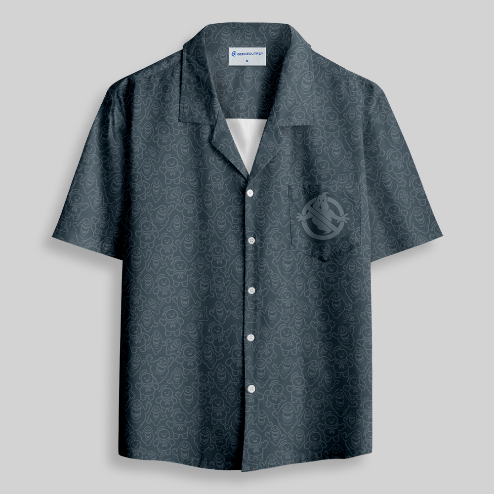 Subtle Phantom Outline Series Button Up Pocket Shirt