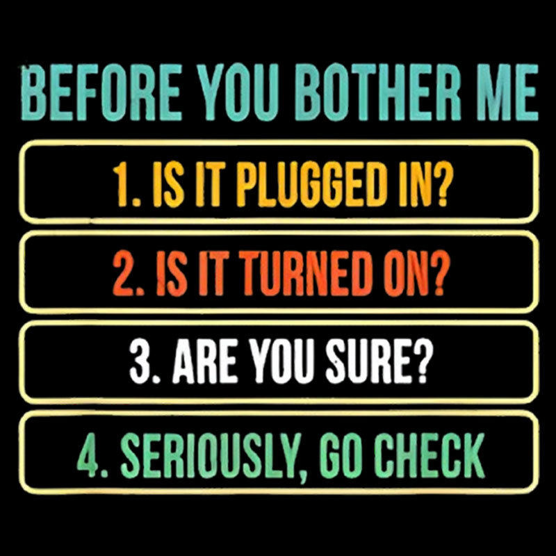 Funny Information Technology Tech Geek T-Shirt