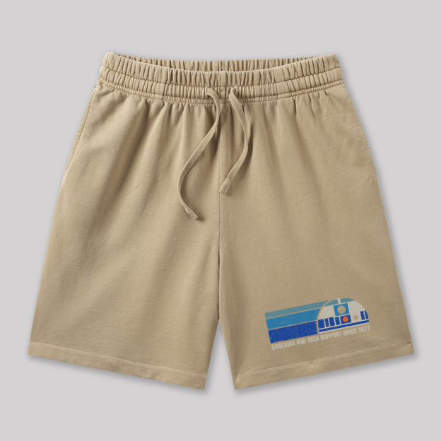 Providing Sarcasm and Tech Support Since 1977 Geeky Washed Shorts