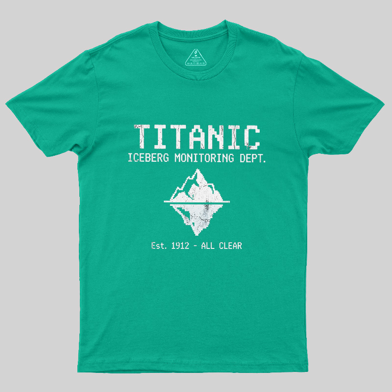 Iceberg Monitoring Dept Geek T-Shirt