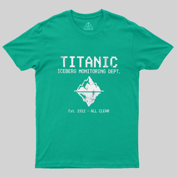 Iceberg Monitoring Dept Geek T-Shirt