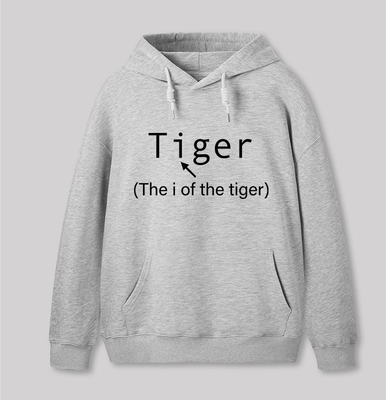 The i Of The Tiger Geek Hoodie