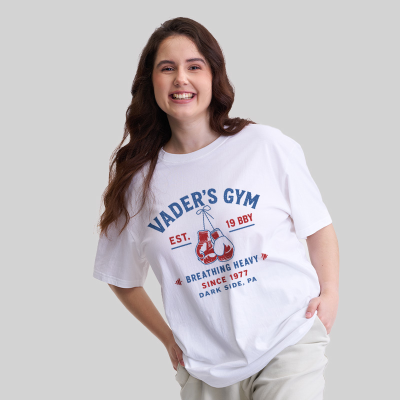 Breathing Heavy Retro Dark Side Gym Geek T-Shirt TTT