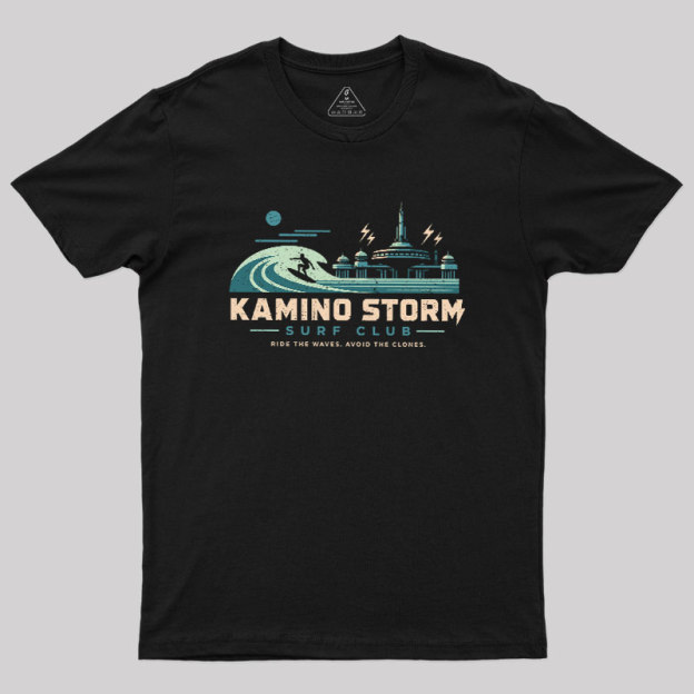 Galactic Stilt City Surfing Club Geek T-Shirt