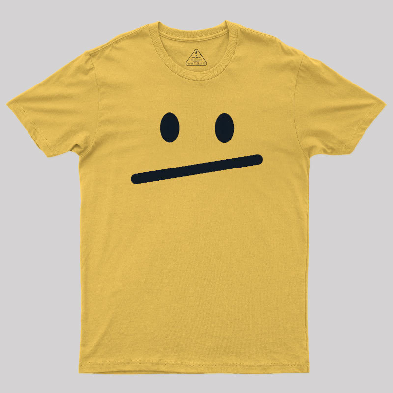 Meh Face Geek T-Shirt