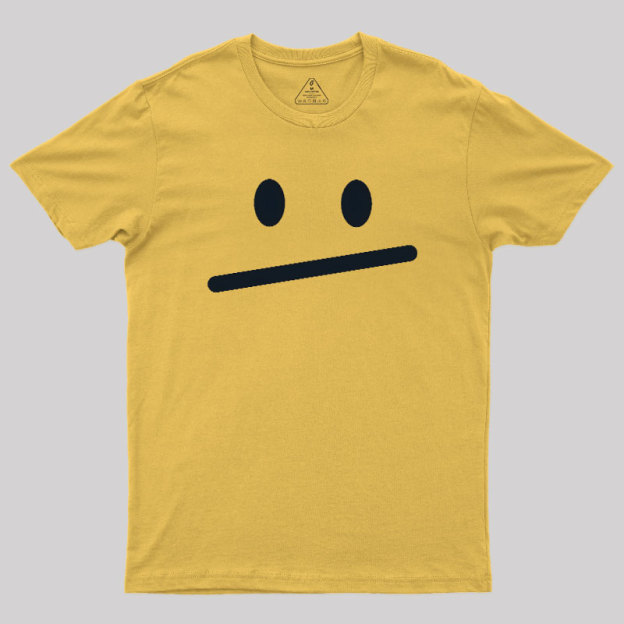 Meh Face Geek T-Shirt