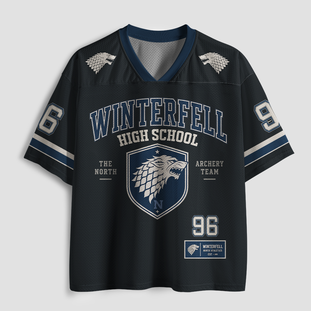 Home Of The Direwolves Geek Mesh Jersey