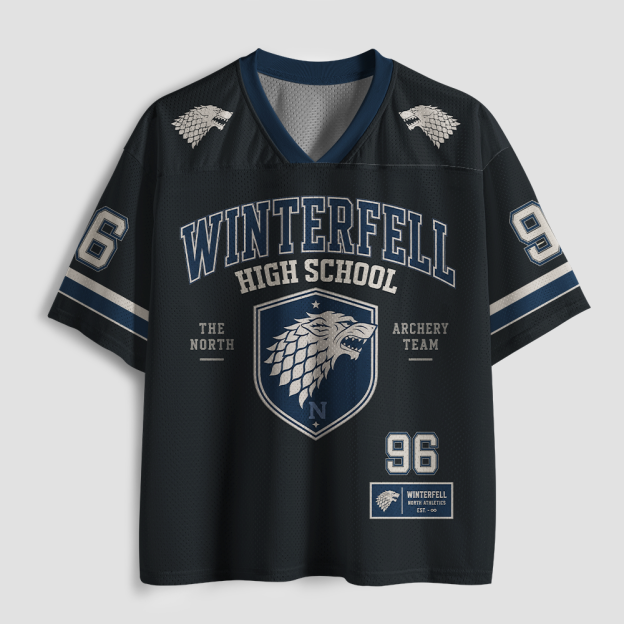 Home Of The Direwolves Geek Mesh Jersey