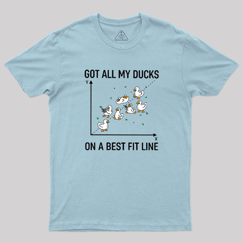Ducks in a Row Geek T-Shirt