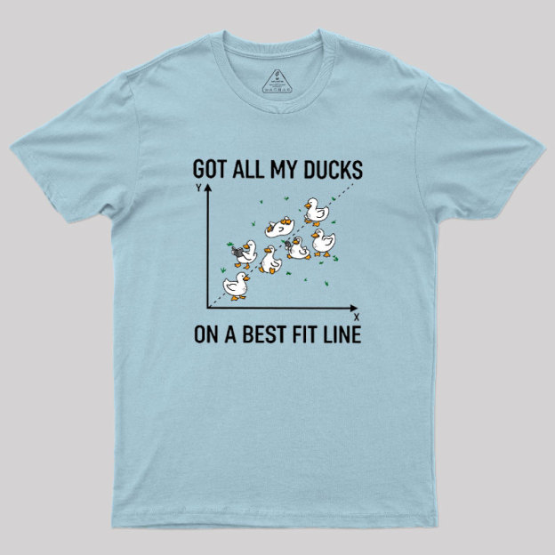 Ducks in a Row Geek T-Shirt