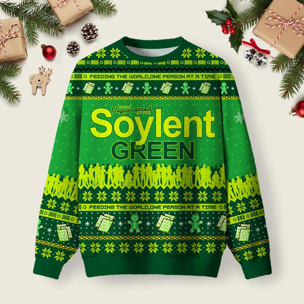 Soylent Green Ugly Christmas Sweater Sweatshirt