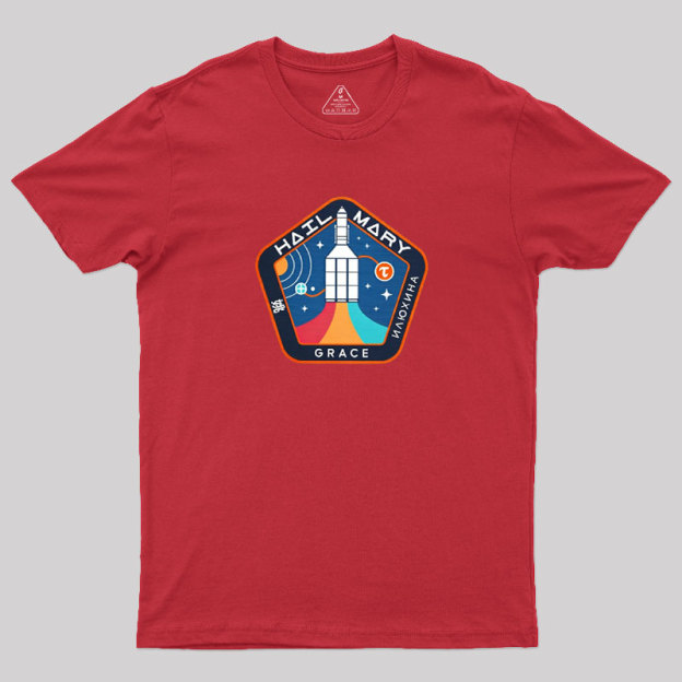 Astronaut Pi Symbol Geek T-Shirt