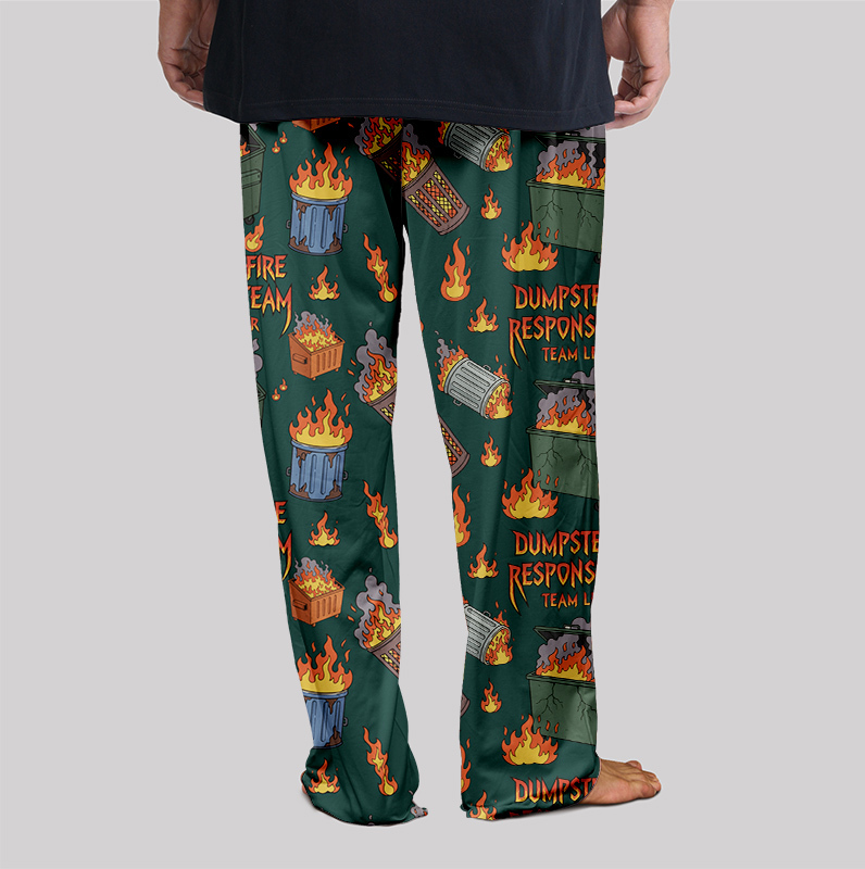 Dumpster Fire Response Team Geek Loungewear Pants