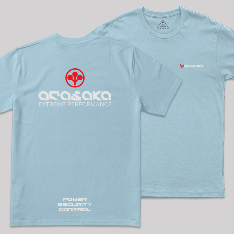 Arasaka Front and Back Printed Geek T-Shirt