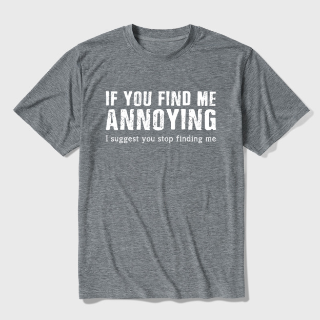 Stop Finding Me Ultra Soft Heather Tee