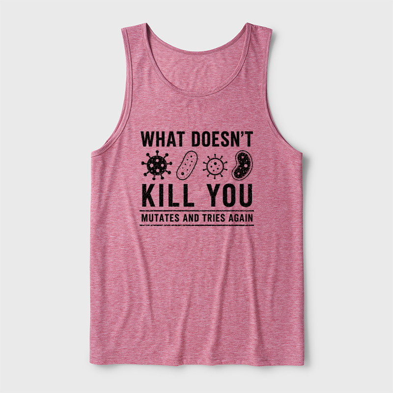 What Doesn't Kill You Mutates And Tries Again Science Ultra Soft Heather Tank