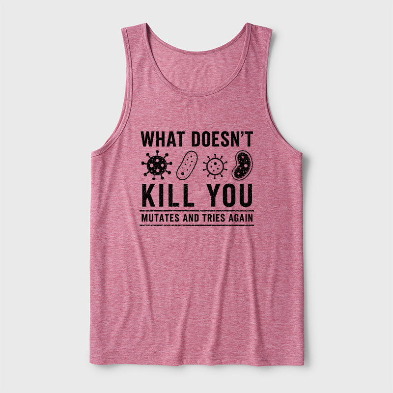 What Doesn't Kill You Mutates And Tries Again Science Ultra Soft Heather Tank