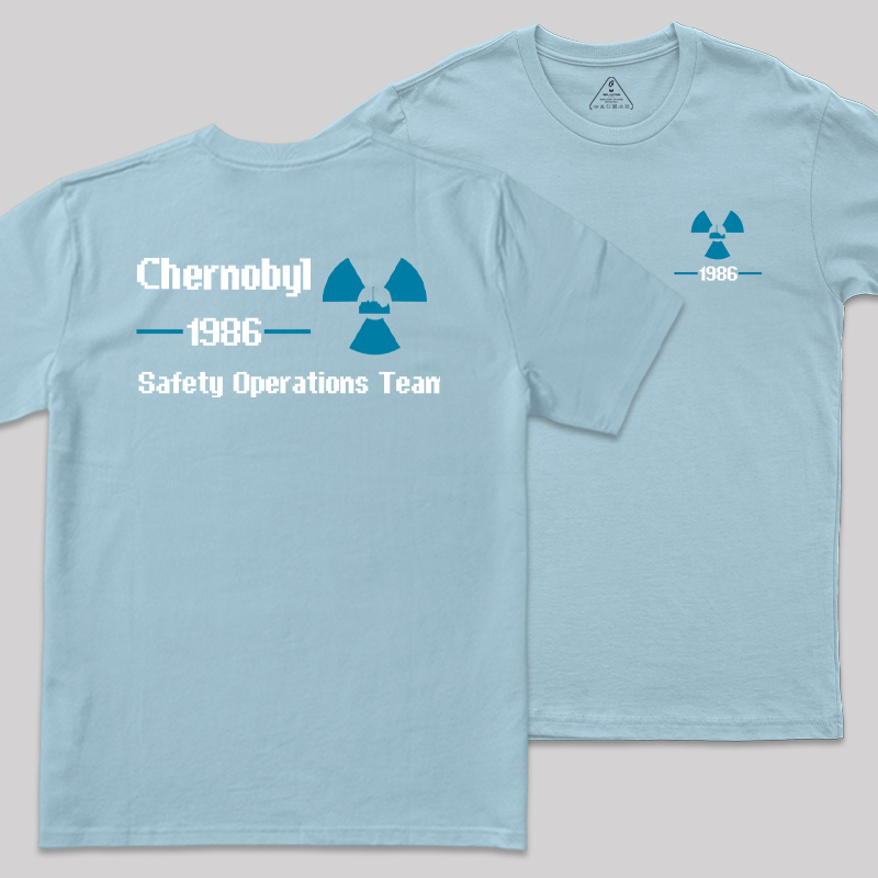 1986 Chernobyl Front and Back Printed T-Shirt