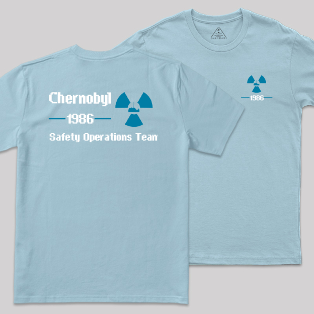 1986 Chernobyl Front and Back Printed T-Shirt