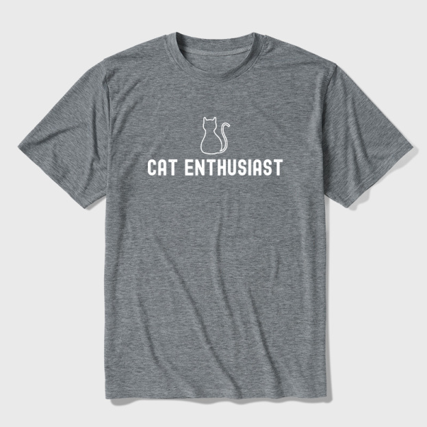 Cat Enthusiast Ultra Soft Heather Tees
