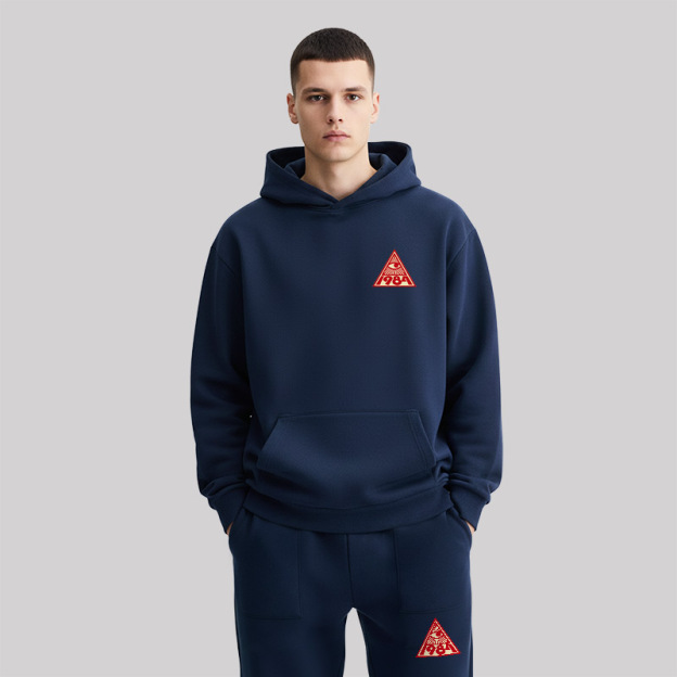 A Revolutionary Act Front and Back Printed Geek Fleece Hoodie Set