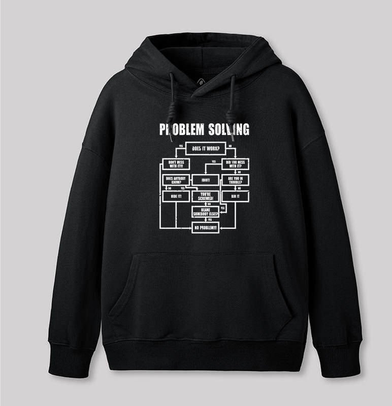Men Problem Solving Geek Hoodie