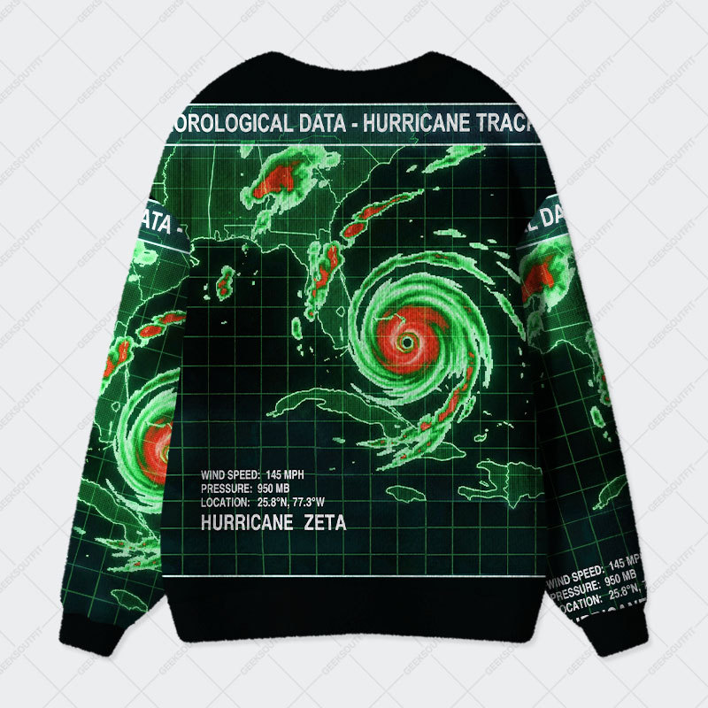 Cyclone Matrix Geek Ugly Cardigan Sweaters 