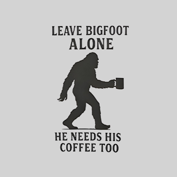 Leave Bigfoot Alone Geek T-Shirt