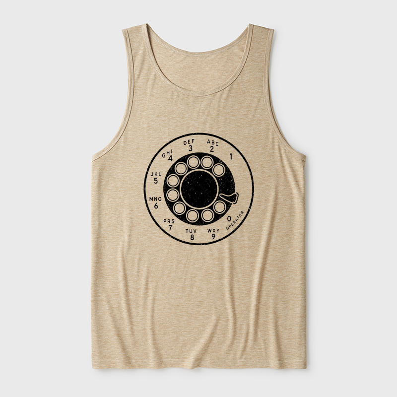 Rotary Dial Vintage Ultra Soft Heather Tank