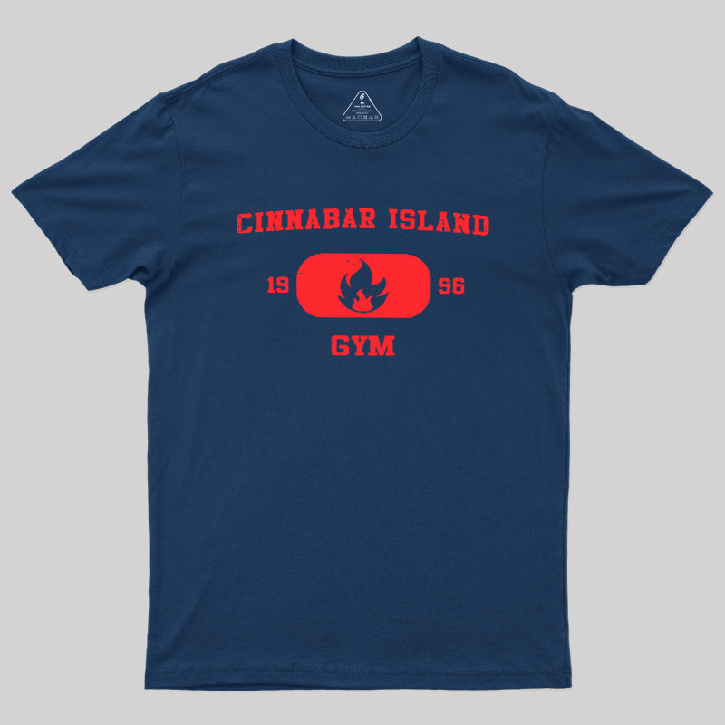 Cinnabar Island Gym Geek T-Shirt