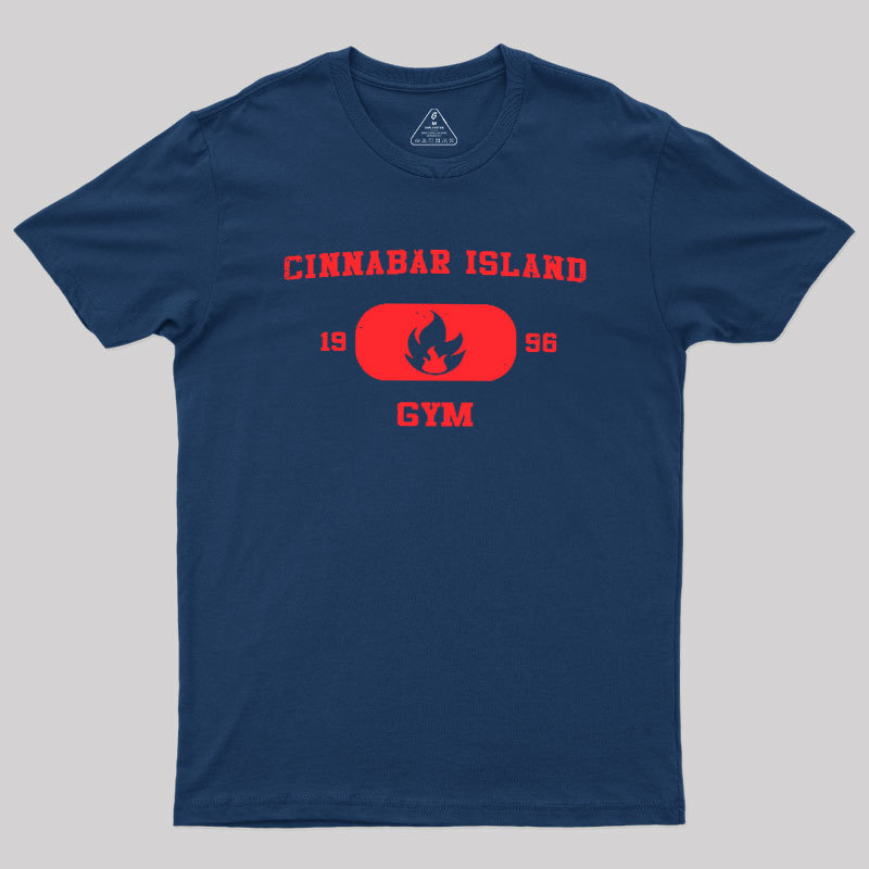 Cinnabar Island Gym Geek T-Shirt