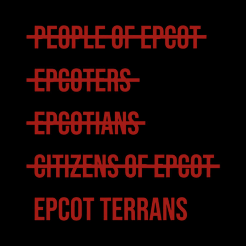 Epcot Terrans Geek T-Shirt