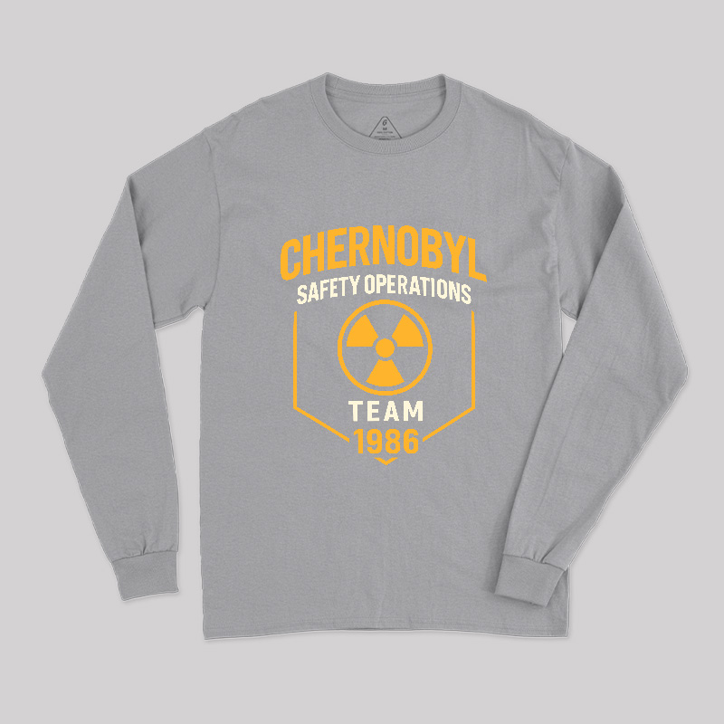 Chernobyl 1986 Safety Operations Team Geek Long Sleeve T-Shirt