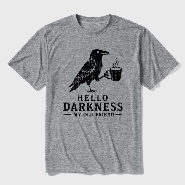 Raven Crow Coffee Ultra Soft Heather Tee