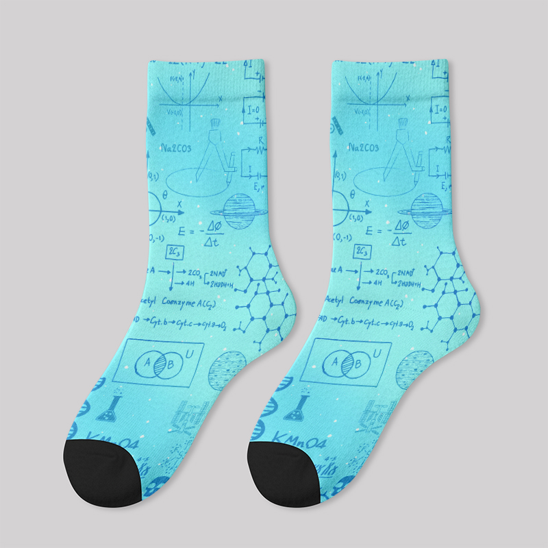 The Weird Science of Life Men's Socks