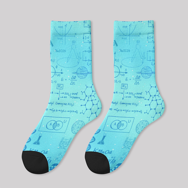 The Weird Science of Life Men's Socks
