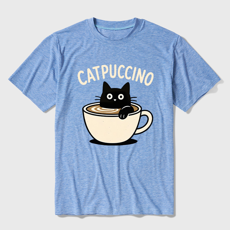 Catpuccino Ultra Soft Heather Tee